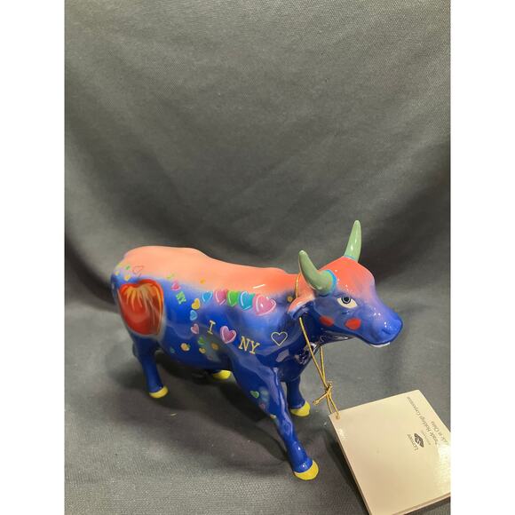Cow Parade Big Apple Cow Figurine, Westland Giftware, #9163, No Box - Picture 6 of 9